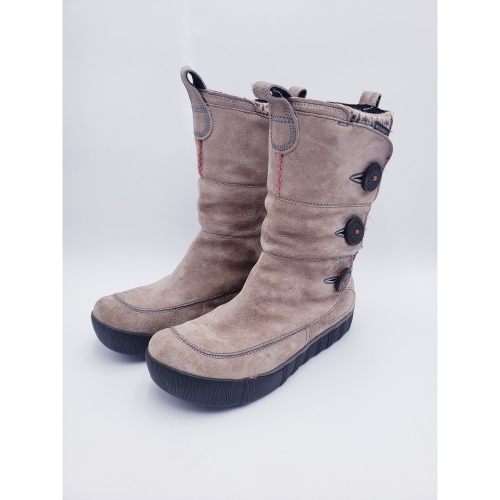 Merrell Tempest High Brindle Boots Taupe Suede Waterproof Mid Calf Winter 10